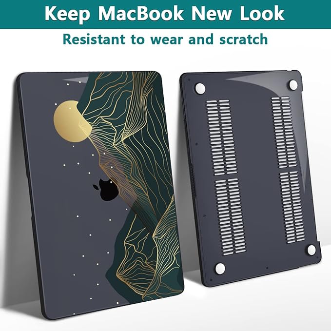 Teryeefi MacBook Pro 13 Inch Case, Hard Shell, Keyboard Cover, Screen Protector - Image 4