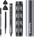 65-IN-1 Mini Electric Screwdriver Cordless, Precision Screwdriver Magnetic Bits Set with Case, 3 Torques Settings, LED lights, Portable Repair Tool Kit for Electronics Phone Watch