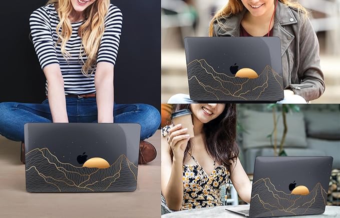 CISSOOK Compatible with MacBook Air 13 Inch M1 Case 2022 2021-2018 Release - Image 7