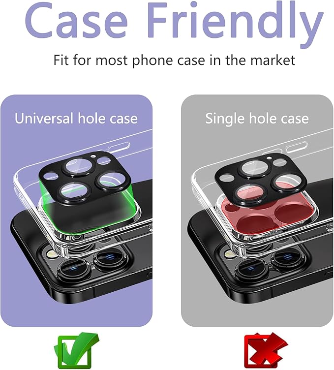 2 Pack Camera Lens Protector for iPhone 16 Pro/iPhone 16 Pro Max,[Not Easy to Breakn ] AR Tempered Glass Strong Adsorption Metal Camera Cover Screen-Silvery