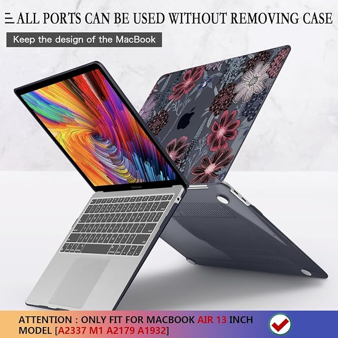 CISSOOK Case for MacBook Air 13 inch M1 Chip A2337 A2179 A1932 2021-2018 Release - Image 5