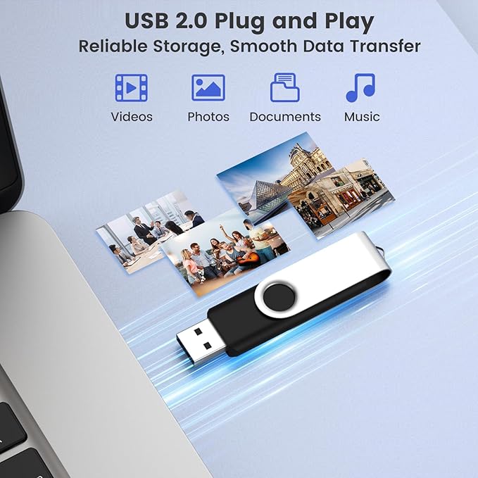 ABLAZE 32GB USB C Flash Drive 10 Pack, OTG USB 2.0 + Type C Memory Stick Dual Type C Thumb Drive Compatible with iPhone 16/15, Android Smartphone, Computers, Tablets, Mac,iPad,PC