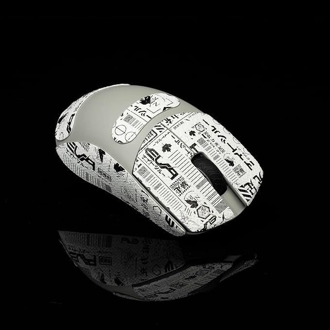 Grip Tape for Lamzu Atlantis Maya - Anti-Slip,Enhanced Control, Sweat Resistance,Improves FPS Gaming Grip & Mouse Protection [Pre-Cut] EVA White 0.5mm
