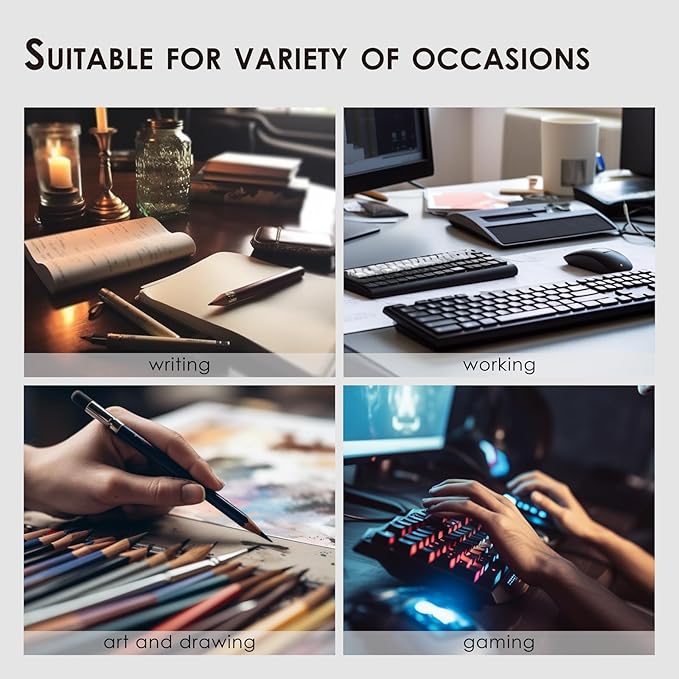 Cork Desk Mat - Dual-Sided Desk Pad for Office and Home - Desk Organization and Accessories - Ideal for Large Mouse Pad and Desk Mats on Top of Desks(Dark Blue,27.6"x 13.8")
