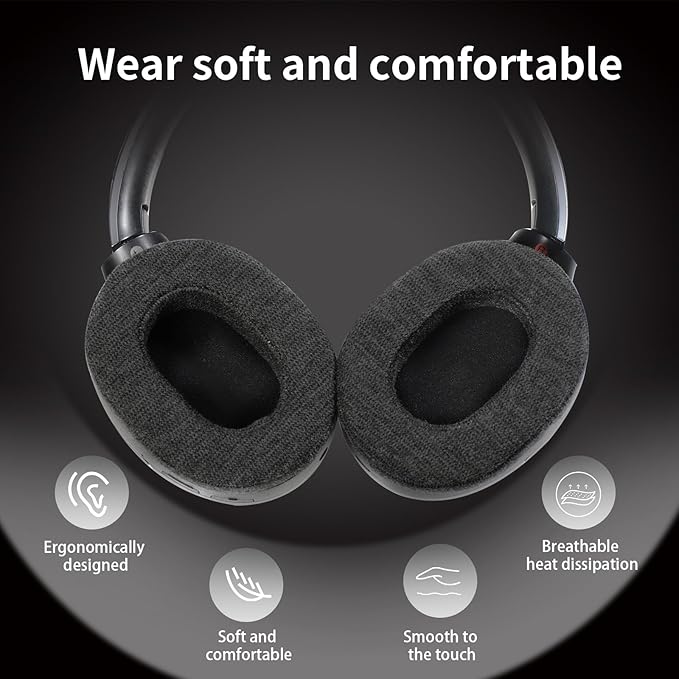 Skin-Friendly Cotton Replacement Earpads - Image 5