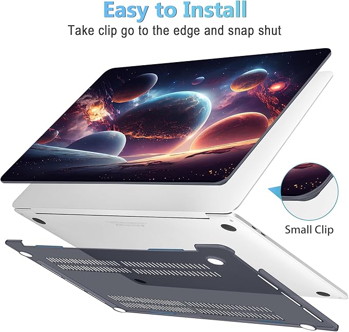 Mektron for MacBook Pro 13-inch Case 2022 2021 2020 Release A2338 M2 M1 A2289 - Image 3