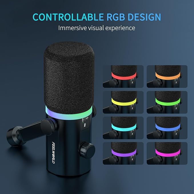 FEELWORLD PM1 XLR USB Dynamic Microphone Gifts - Image 5