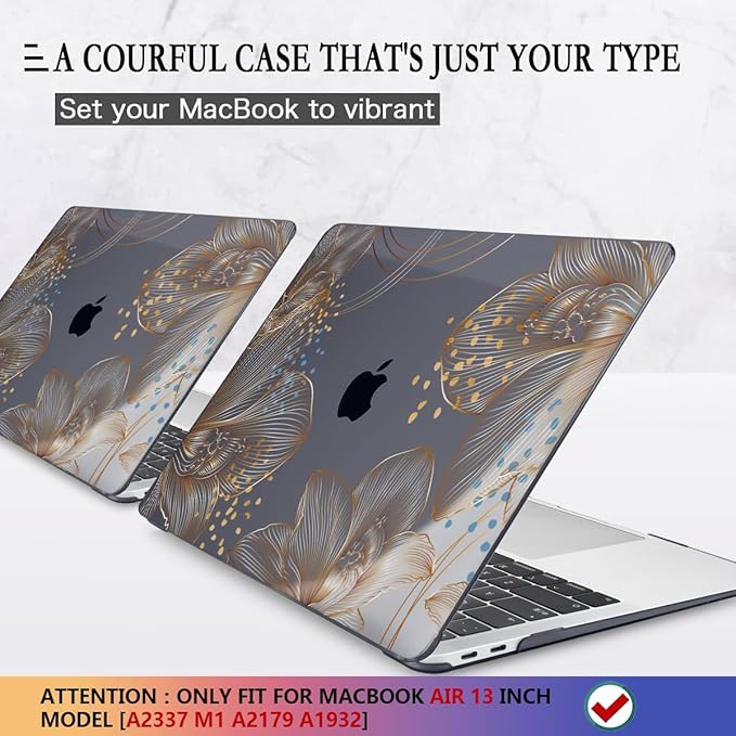 CISSOOK for MacBook Air 13 inch Case 2021 2020 2019 2018 Model M1 A2337 A2179 - Image 3