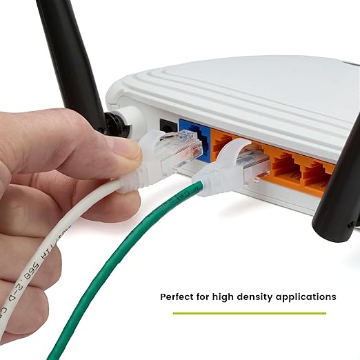 TRUECABLE Cat6 Component Rated Patch Cable, Unshielded (U/UTP), 5ft, Green, 28AWG Solid Copper, Snagless 10G High-Speed Ethernet Cable, PoE++ 4PPoE 100W, UL Listed, RoHS-3, 1 Pack