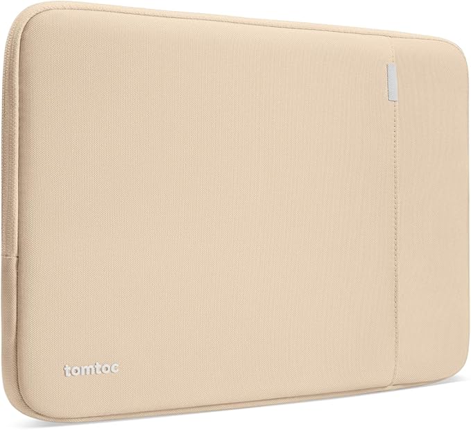 tomtoc 360 Protective Laptop Sleeve for 14-inch MacBook Pro M4/M3/M2/M1 Pro/Max A3112 A3401 A3185 A2992 A2918 A2779 2024-2021, Water-Resistant Case Bag with Accessory Pocket for 13.8 Surface Laptop 7