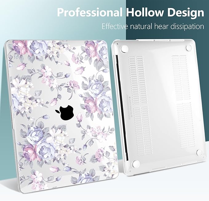 TWOLSKOO Compatible with MacBook Pro 13 inch Case 2023-2016 A2338 M2/M1 A2251 - Image 5