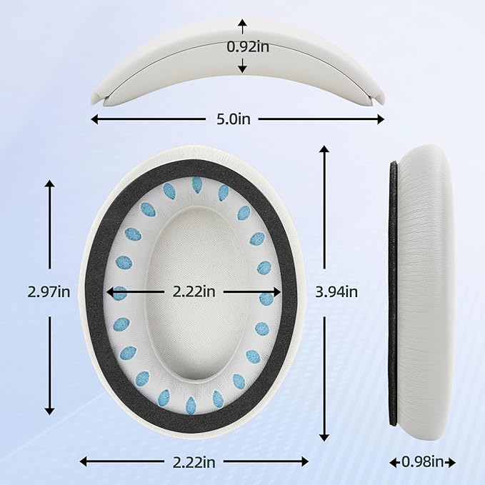 Replacement Earpads and Headband Pad Compatible - Image 5