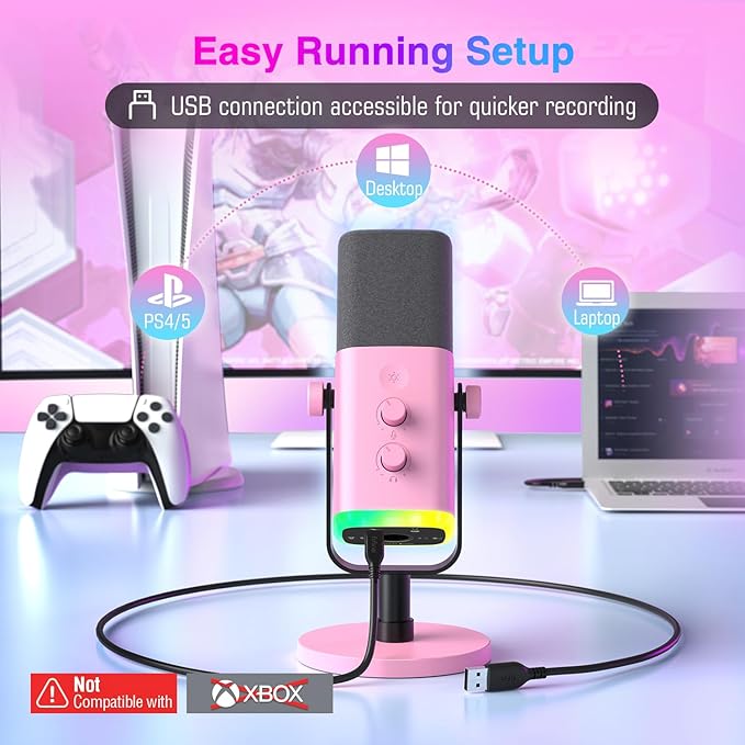 FIFINE XLR/USB Microphone, Gaming Recording PC Microphone - Image 3