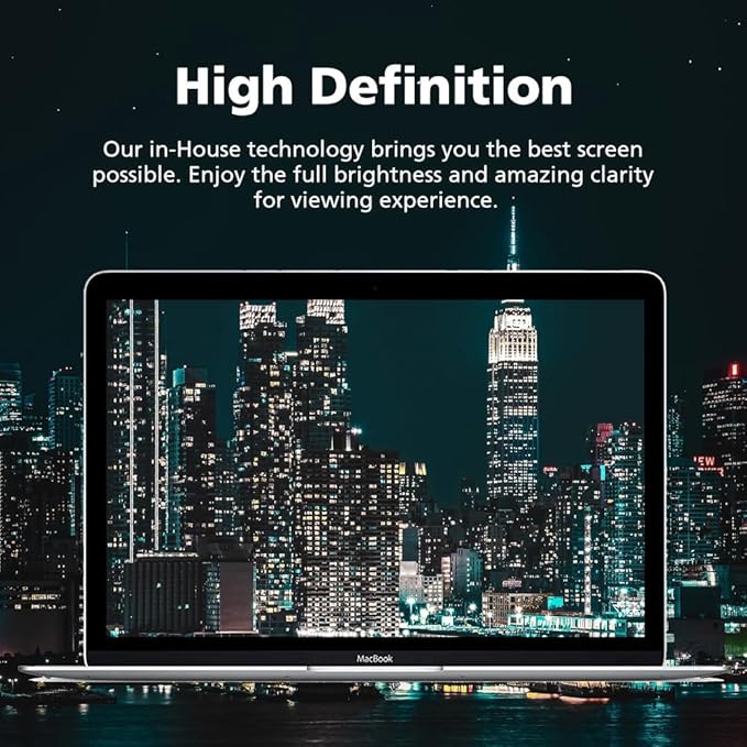 Magnetic Privacy Screen Protector for MacBook Pro 16 Inch (2024 M4,2023 M3,2022 M2,2021 M1), Removable Anti Glare Anti Blue Light Anti Spy Screen Filter