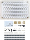 Soldering Practice Kit DIY RGB Music Spectrum Colorful Multi-pattern Simulate Dynamic Sound Wave Within Speaker SMD Soldering Kit Welding Skills Learn Soldering Kit For Beginners