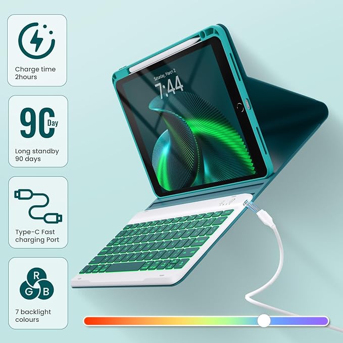 OYEEICE for iPad 9th Generation Case - Image 5