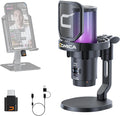 COMICA EJoy Uni Pro Wireless Gaming USB Microphone, Noise Cancellation RGB by COMICA