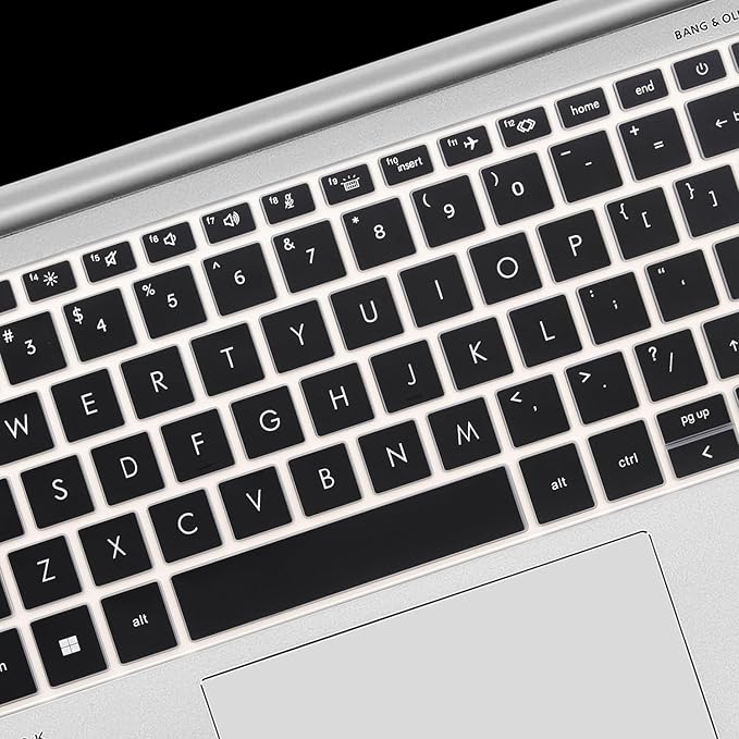 Keyboard Cover for HP EliteBook 830 835 840 845 1040 G9 G10 2024 2023 2022 13.3 14 inch Laptop Accessories Keyboard Protective Skin (Not fit The 830/840/845/1040 G11 G8 G7 G6 G5 G4 G3)-Black
