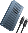 ACASIS 40Gbps M.2 NVMe SSD Enclosure, with Cooling Fan, TBU 405 Pro for M1 M2 Pro/Max, Compatible with Thunderbolt 4/3/USB3.2/3.1/3.0/2.0, M.2 Enclosure Support SSD 2280/2260/2242/2230 B+M M-Key