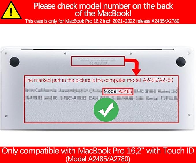 Berkin Arts for MacBook Pro 16 Inch Cover A3403 A3186 A2991 A2780 A2485 (2024-2021) with M4/M3/M2/M1 Pro/Max Chip with Keyboard Cover & Screen Protector Ukiyo-e (The Great Wave by Hokusai)