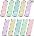 KEXIN 10 Pack 32GB Flash Drive USB Drive Thumb Drive 32 GB USB Flash Drive Jump Drive 32G Flash Drives Photo Memory Stick Pen Drive Zip Drive Coloful