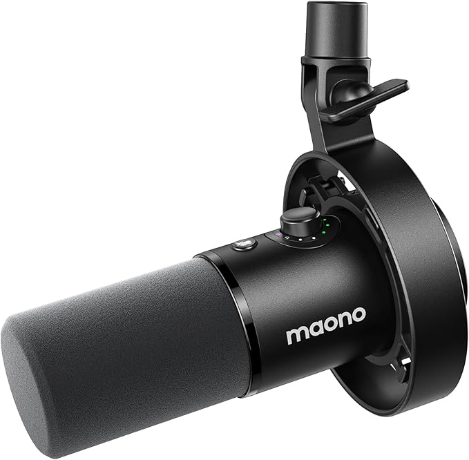 MAONO Dynamic Microphone-XLR USB Podcast Recording Mic: