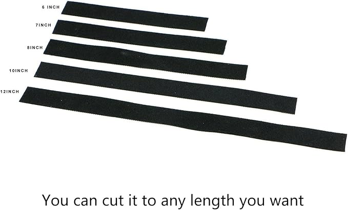 Reusable Fastening Tape Cable Ties 3/4 Inch Double Side Hook Roll (10 Yard, Yellow)