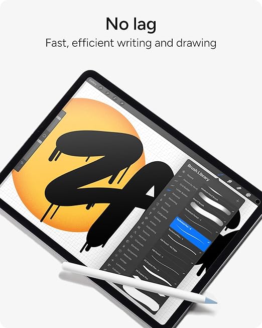ZAGG Replacement Tips for Apple Pencil 1st Gen, 2nd Gen, & USB-C - Pack of 4, Smooth Writing, Perfect Friction, Pastel Pink, Blue, Green, & White