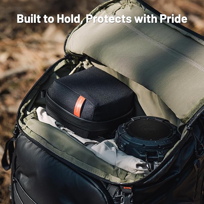 PGYTECH Hard Lens Filter Pouch Up to 100mm, 7 Pockets Camera Filter Bag Carrying Case for Photography Filter, Storage Wallet for Circular Filter, Waterproof & Dustproof Filter Pouch, Round Filter M