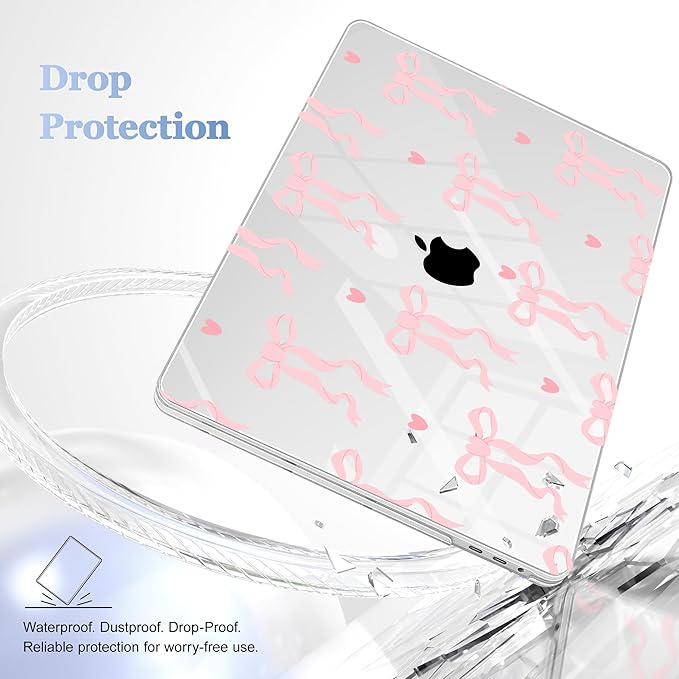 for MacBook Pro 16 inch Case 2019 2020 Release Model A2141, Plastic Hard Shell Cover with Keyboard Cover & Screen Protector for MacBook Pro 16 inch with Touch Bar & Touch ID, Bow