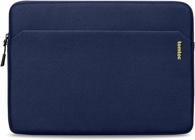 tomtoc Slim Laptop Sleeve Case for 13-inch New MacBook Air M4/A3420 M3/A3113 M2/A2681, M1/A2337 2025-2018, MacBook Pro M2/M1, Water-Resistant Protective Carrying Case with Accessories Pocket