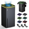 ZAONOOL Cooling Fan for Xbox Series X - High Speed Top Fan Cooler System with 13 RGB LED Light Modes, Low Noise, Dust Proof, Keeps Your Xbox Console Cool, Fits Horizontal or Vertical Placement, Black