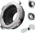 VILTROX EF-M1 Pro Lens Adapter, Auto Focus Ring Mount Adapter Lens Converter with Security Lock Compatible with Canon EOS EF/EF-S Lens to M4/3 MFT GH4 GH5 GF6 GX7 E-M5 E-M10II E-PL5 Cameras