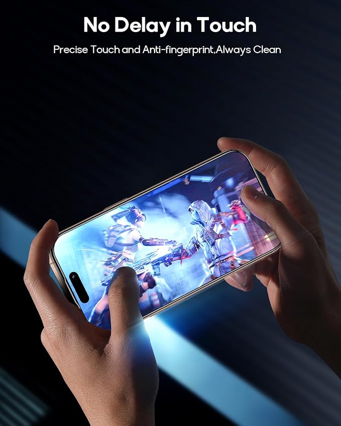 3 Pack for iPhone 14 Pro Max Tempered Glass Screen Protector, Dust Free CABIN, Auto Positioning, Bubble Free, High Definition, Easy Installation,9H+ Hardness