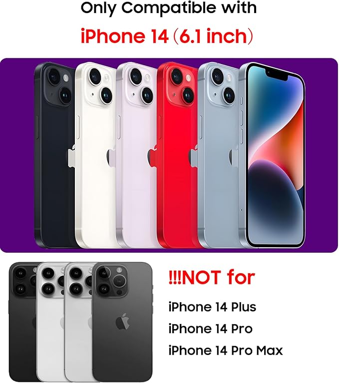 Magnetic for iPhone 14 Case [Compatible with MagSafe][Built-in Camera Lens Protector] Slim Soft Silicone Bumper Shockproof Metallic Luster Phone Case (Rose Gold)