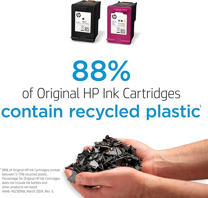 HP 923e EvoMore High Yield Cyan Ink Cartridge | Works OfficeJet 8120 Series, OfficeJet Pro 8130 Series | Carbon Neutral | 4K0T4LN