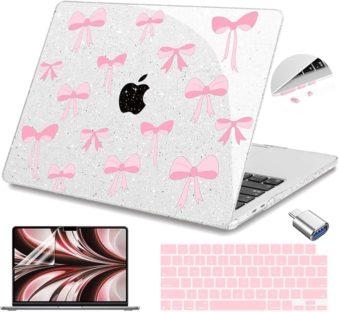 Teryeefi Compatible for MacBook Air 13.6 inch Case 2024-2022 Release Model by Teryeefi