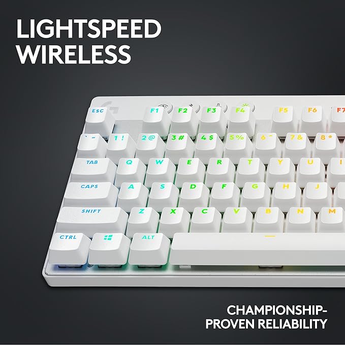 Logitech G Pro X Superlight 2 Lightspeed Wireless Gaming Mouse + G Pro X TKL Lightspeed Wireless Gaming Keyboard (Tactile) Bundle - White