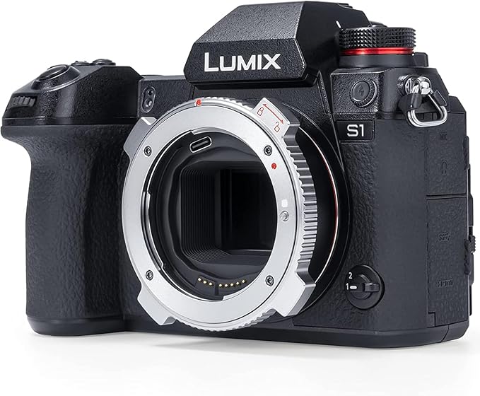 VILTROX EF-L Pro Lens Mount Adapter EF/EF-S Lens to L mount Camera with Security Lock Autofocus Lens Converter Compatible with Canon EF/EF-S Lens to L-mount Camera Leica SL2/Lumix S1 S1H S5/Sigma fp L
