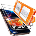 TOCOL for iPhone 16 Pro Max Screen Protector 9H Hardness Military Grade Shatterproof HD Tempered Glass Full Coverage Easy Installation Case Friendly 2 Pack