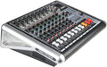 Mixers Audio 8 Channel Mixer Power Mixer Amplifier 2 * 300 Watt Output Dj Mixer Board with 16 Kinds of DSP Reverb Sound Mixers for Speakers