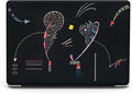 Compatible with MacBook Pro 13 inch Art Case Skin, 2022, 2021, 2020-2016 Release A1706/A1989/A2159 Slim Frosted Hard Shell with Keyboard Cover & Screen Protector (Two Sides by Wassily Kandinsky)