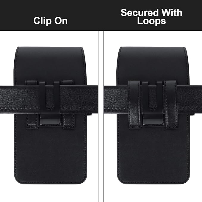 BECPLT Holster for Galaxy S25 Ultra 5G S24/S23/S22/S21/S20 Ultra Belt Holster Black Cell Phone Holder Belt Clip Holster Case Phone Pouch Belt Pouch Cover