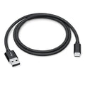 [1ft 2-Pack] Black USB C Cable for iPhone 16 Charger MFi Certified Woven USB-A to USB-C Cable Fast Charging for Apple 16 Pro Max/16/15 Pro Max/16Plus/15Pro/AirPods Pro, Car CarPlay USBC Cord Wire