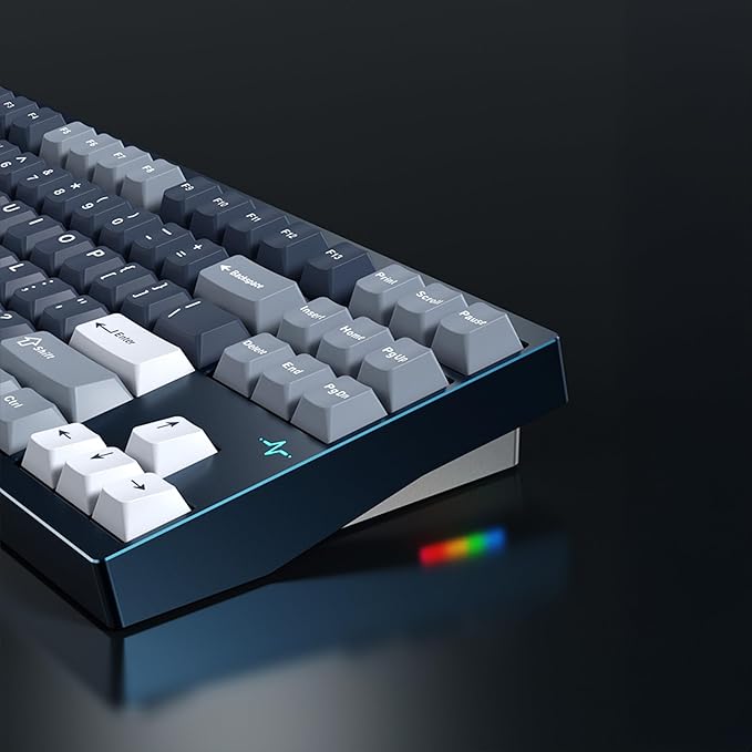 KEEBMONKEY WOBKEY Crush 80 Reboot CNC Aluminum 5-Second Quick-Release Triple-Mode Connectivity Mechanical Keyboard with Superior Acoustics (Pro Purple)