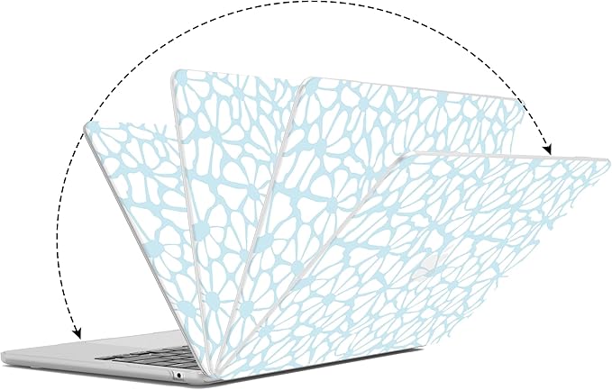 G JGOO Compatible with MacBook Air 13 inch Case 2025 2024 2023 2022 M4 A3240 M3 - Image 3