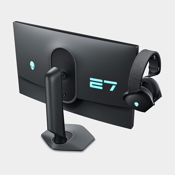 Alienware 27 4K Dual-Resolution Gaming Monitor - AW2725QF - 4K at 180Hz and FHD at 360Hz, 0.5ms GTG 1ms GTG (Extreme Mode), VESA AdaptiveSync, NVIDIA G-SYNC Compatible, HDMI/DP/USB 3.2 Gen1 - Black