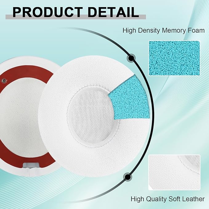 Replacement Ear Pads for Beats Solo 2 & Solo 3 Wireless On-Ear Headphones - Image 5
