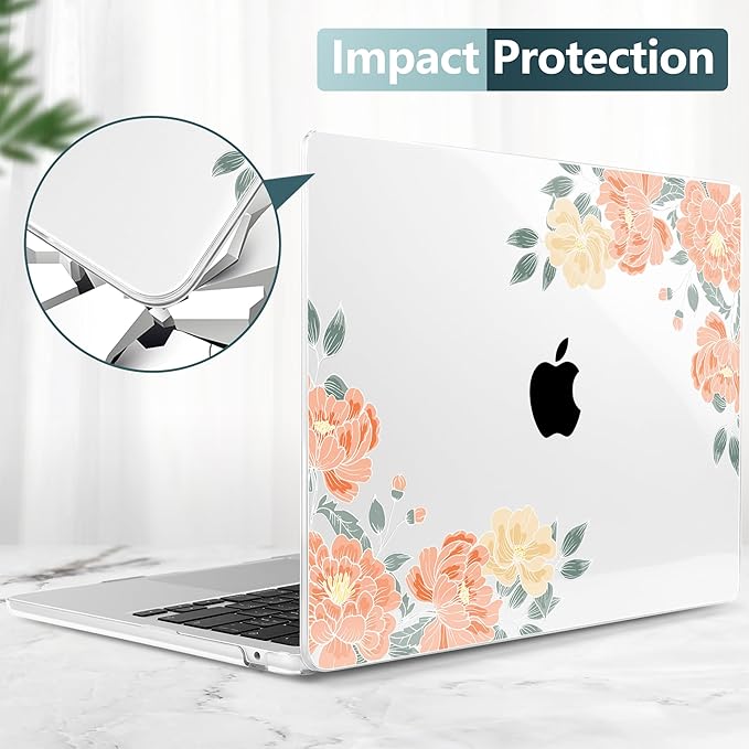 TWOLSKOO Compatible with M4 MacBook Air 13.6 inch Case 2025-2022 Release M4 - Image 6