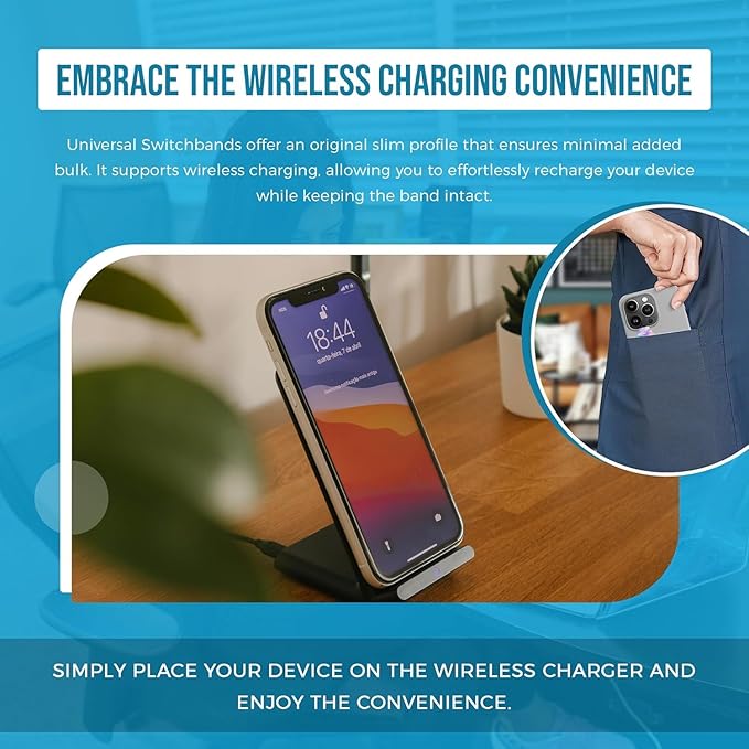 Phone Grip Strap - Pack of 2 Reversible Finger Holder for Phone Back, Customizable Anti-Slip Design, Wireless Charging Compatible Detachable Holder for iPhone - Brown & Black Cows